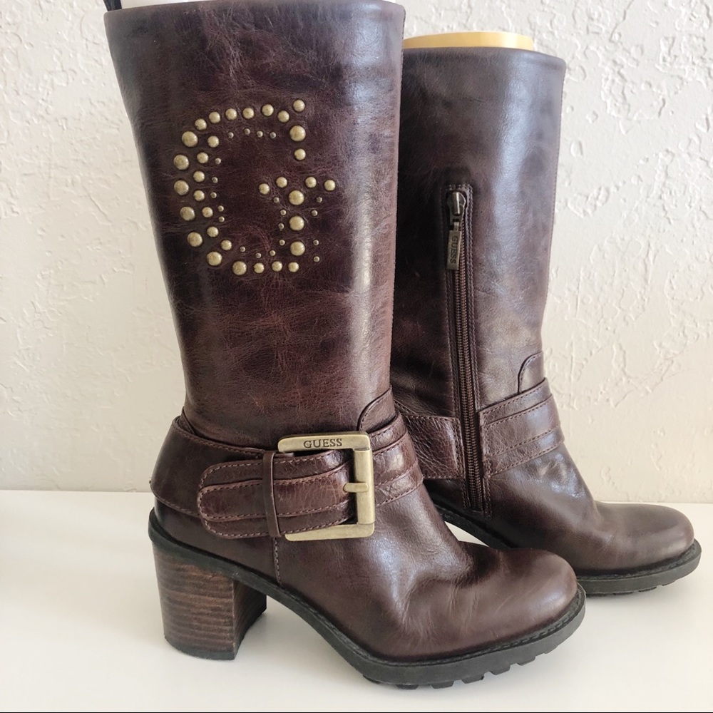 Guess leather boots